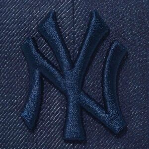 BRAND NEW New Era 59FIFTY Fitted Hat New York Yankees Indigo Denim x Navy MLB
